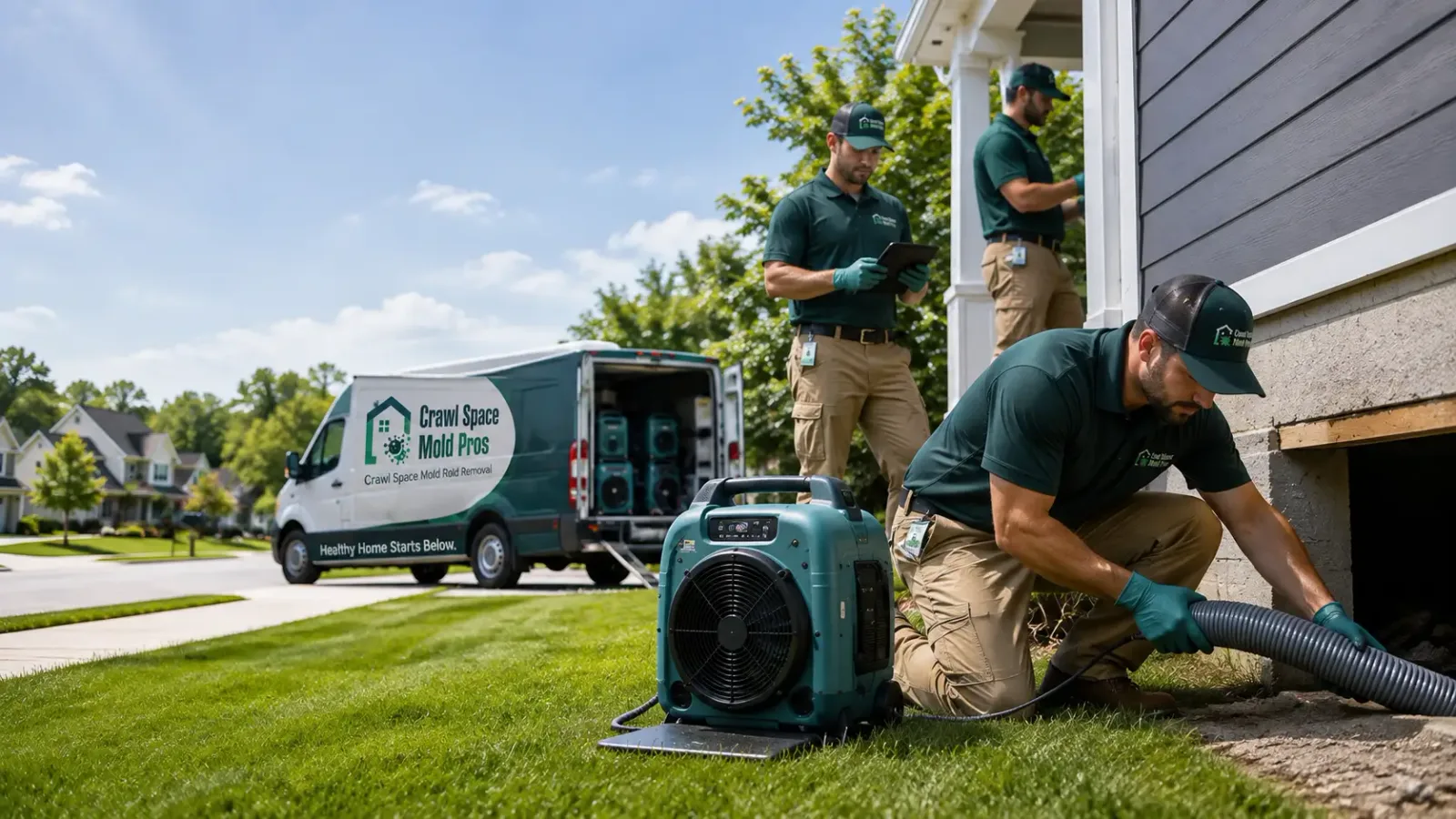 Crawl Space Mold Removal in Cottonwood, CA